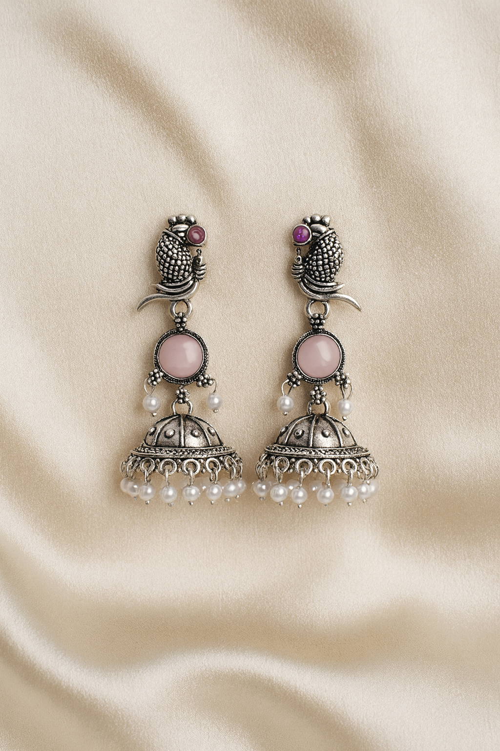 Long Peacock Earring