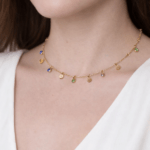 Color Charm Beaded Necklace