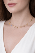 Color Charm Beaded Necklace