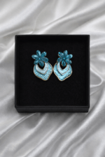 Korean Leaf Stud Earring - Image 2