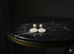 Statement Pearl Round Earring - Image 6