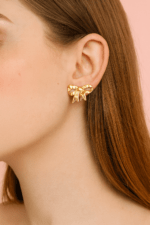 Anti Tarnish Bow Earring