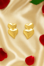 Anti Tarnish Heart Earring - Image 3