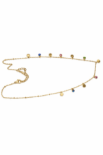 multicolor beads neckchain