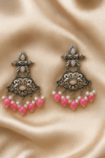 pink long jumka