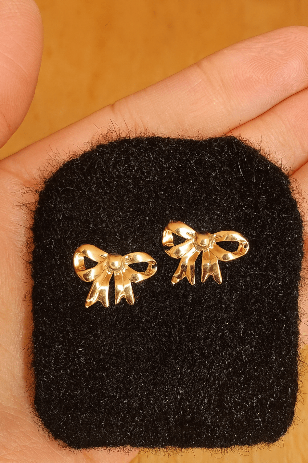 Anti Tarnish Bow Earring - Image 3