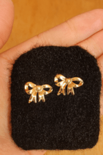 Anti Tarnish Bow Earring - Image 3