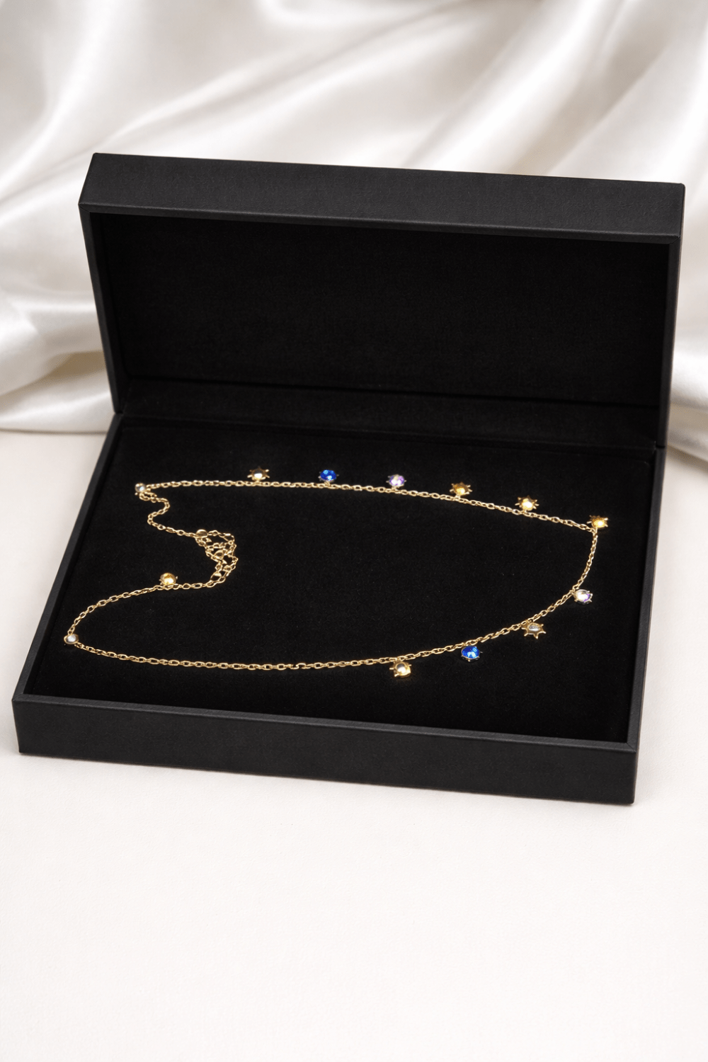 Elegant Multicolor Bead Chain
