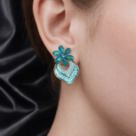 Korean Leaf Stud Earring