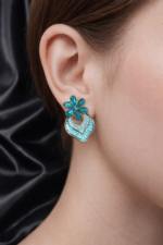 Korean Leaf Stud Earring
