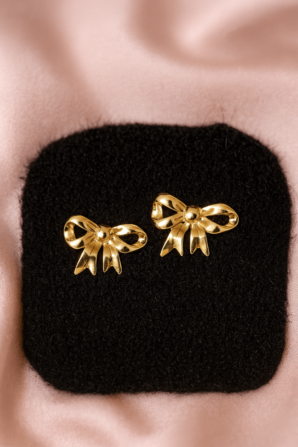 Anti Tarnish Bow Earring - Image 2