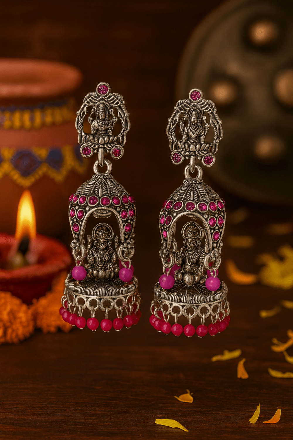 Classic Laxmi Jhumkas - Image 2