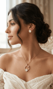 necklace set with eaarings