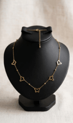 Five Butterfly Beads necklace
