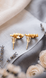 delicate diamond earrings